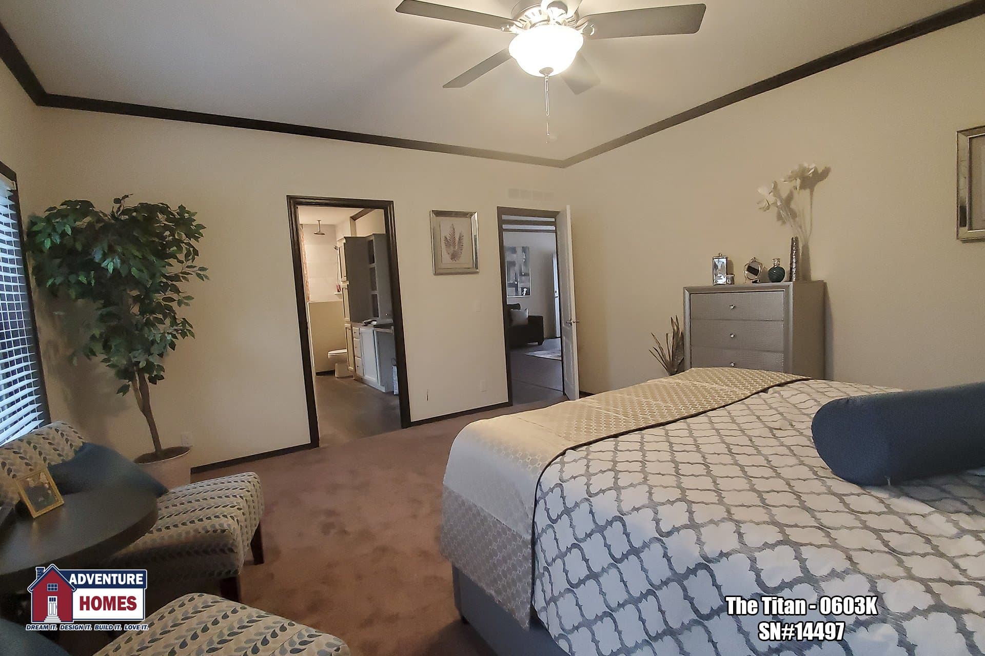 Titan | 0603k bedroom home features