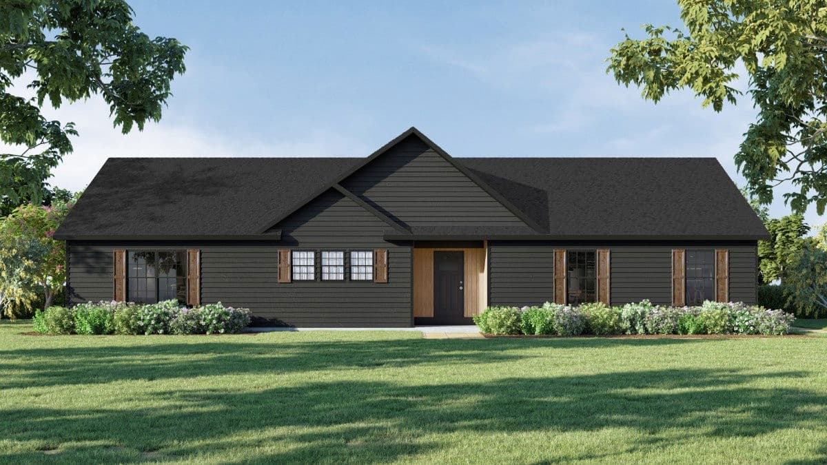 Pennwest classique ranch 2p2050-x hero, elevation, and exterior home features