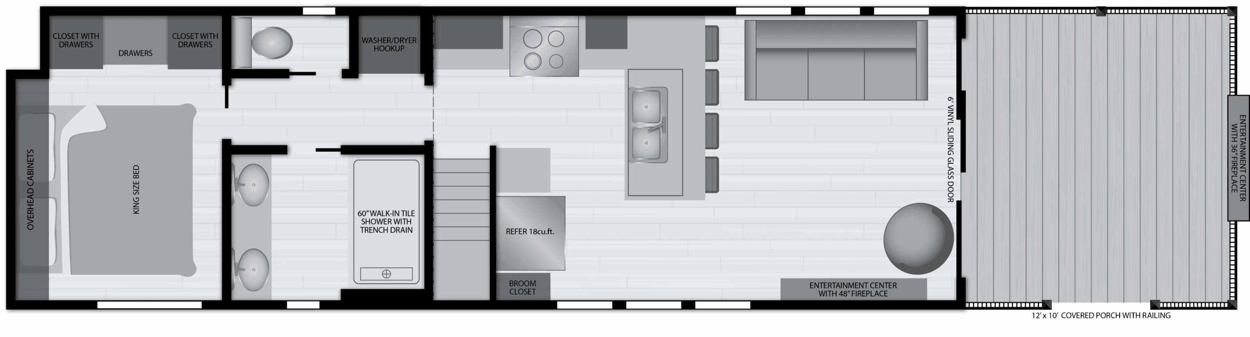 Eldorado 9081p floor plan home features