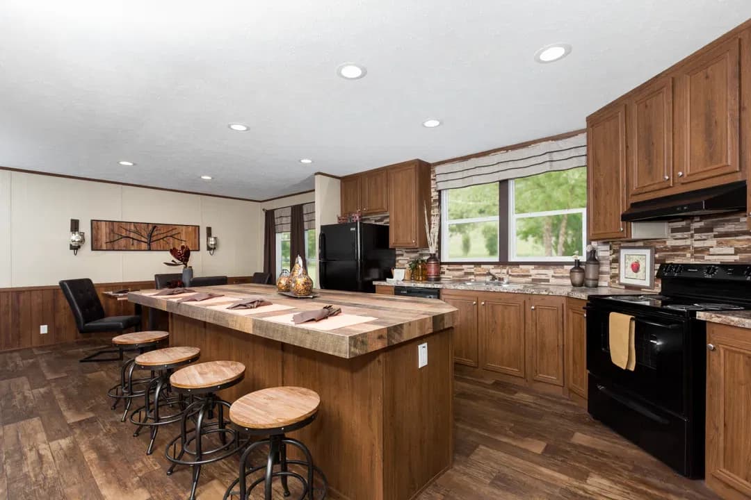 The bayside kitchen home features