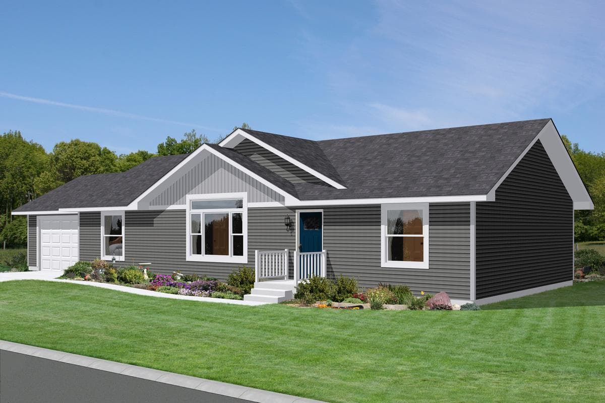 Graystone hero, elevation, and exterior home features