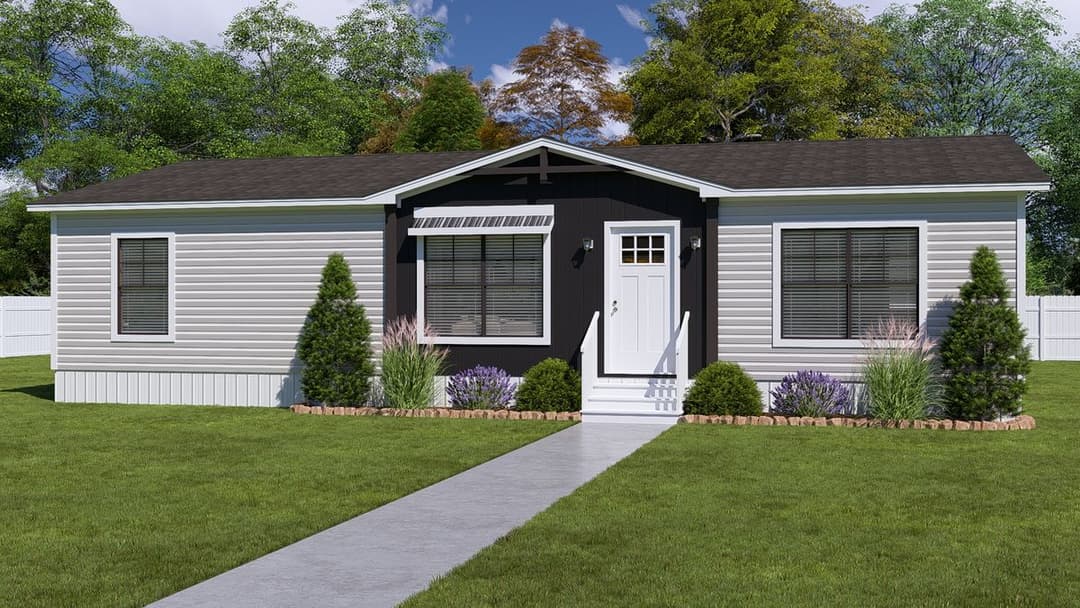 Sawyer elite elevation and exterior home features