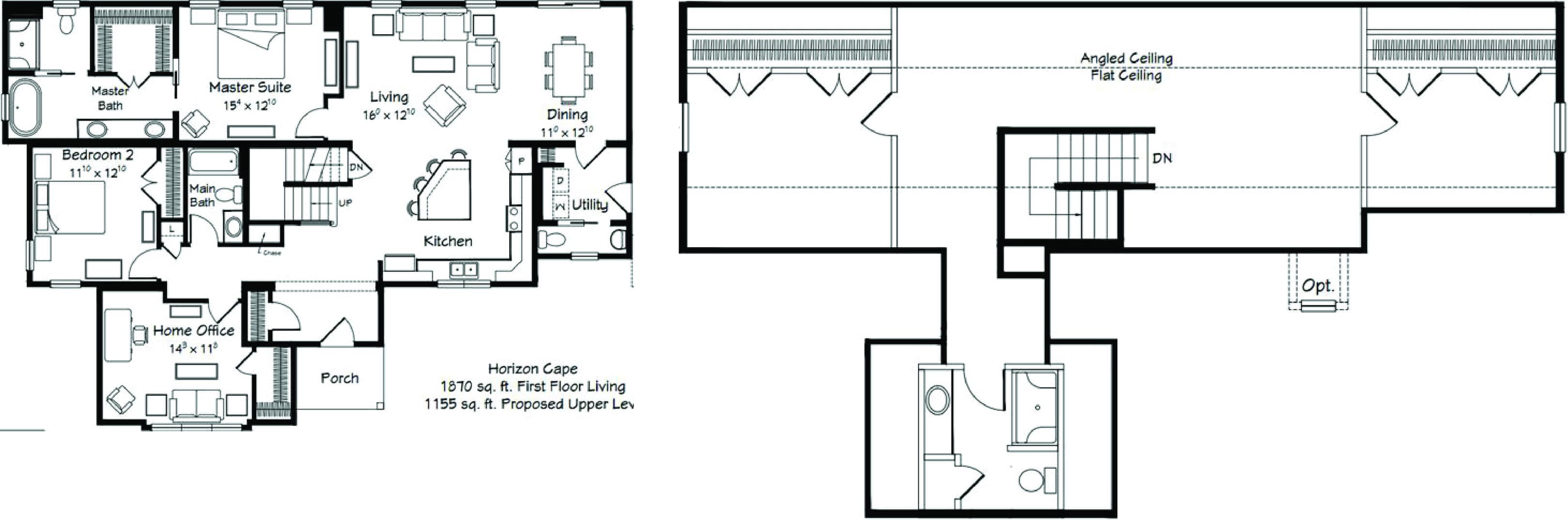 Horizon floor plan home features