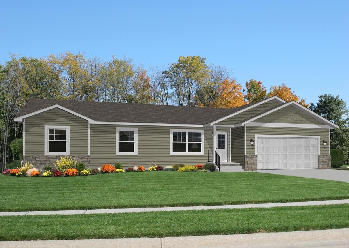 Alston hero, elevation, and exterior home features