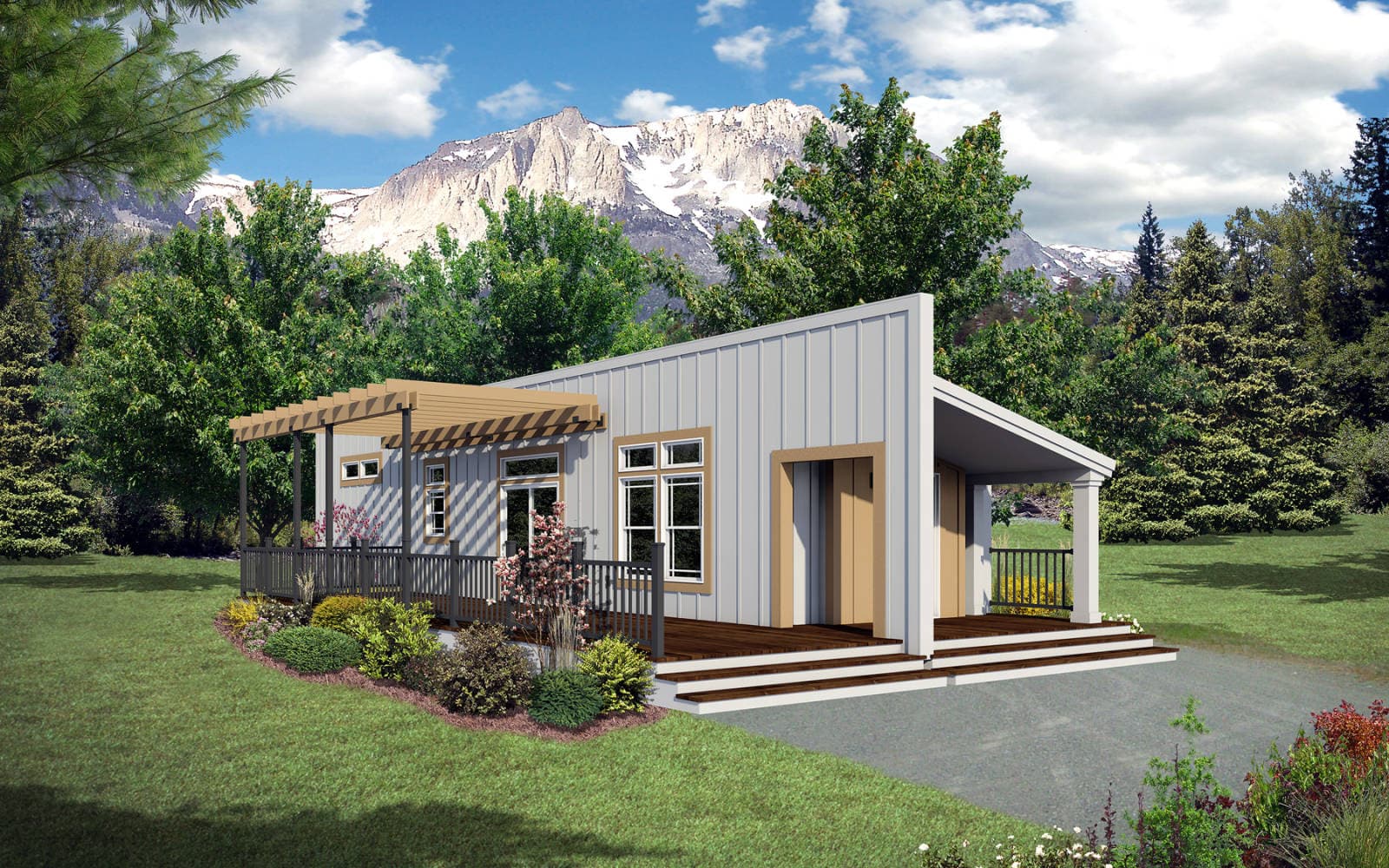 Look out lodge sg55 hero, elevation, and exterior home features