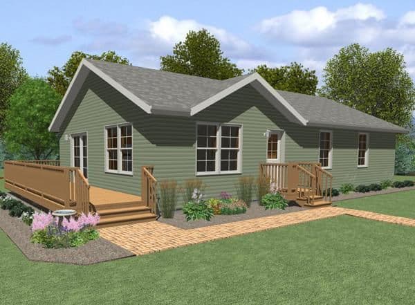 Northwood 1915 elevation and exterior home features