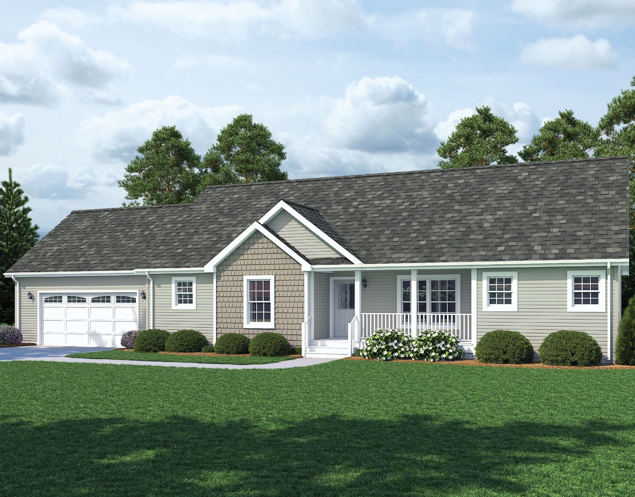 Dublin series ejr41 hero, elevation, and exterior home features