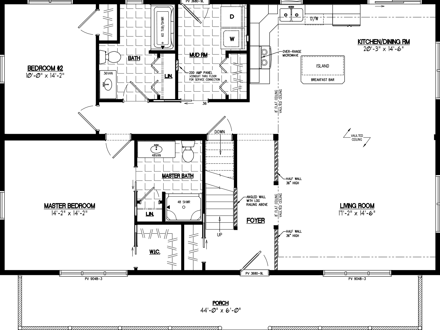 Mountaineer deluxe 3048 floor plan home features