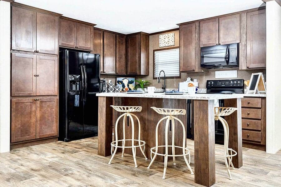 The big steve kitchen home features