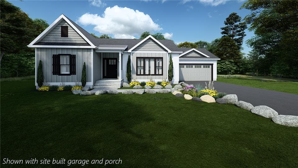 Jenny's cottage hero, elevation, and exterior home features