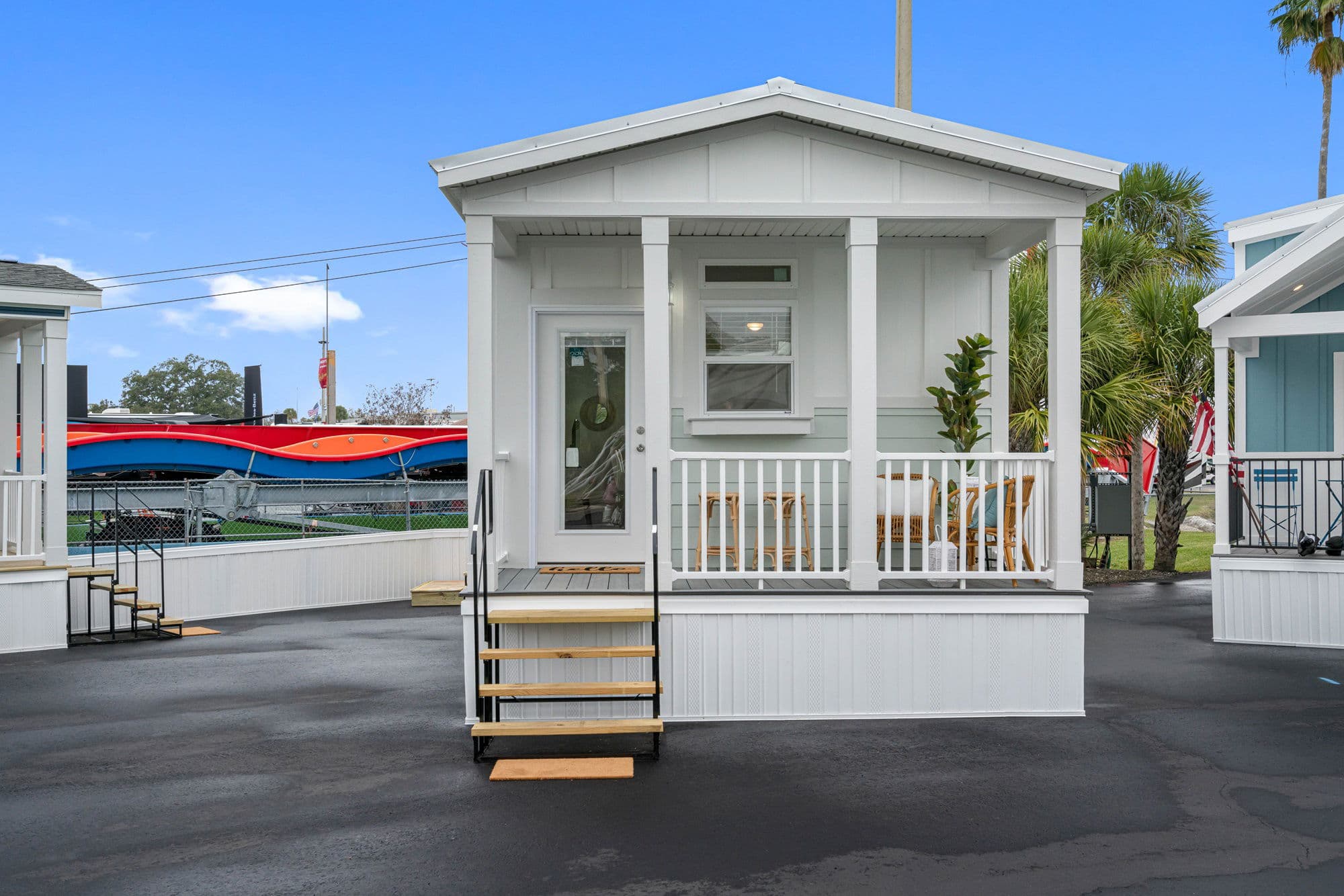 Park model hero home features