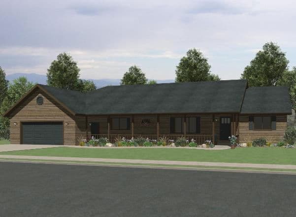 Brookdale 2315 hero, elevation, and exterior home features