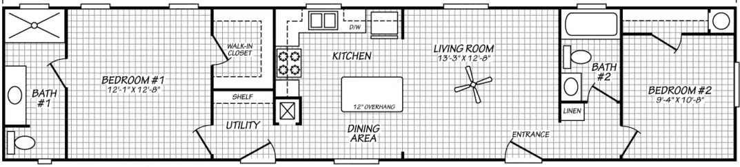 Verde ranch 14632n floor plan home features