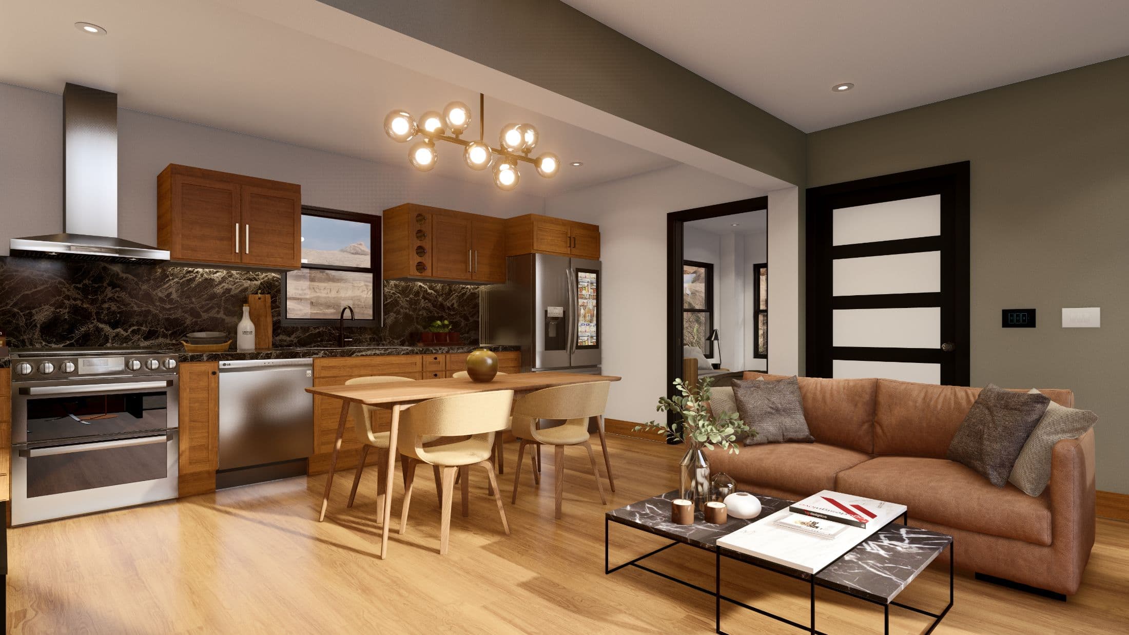 Model 25 interior home features