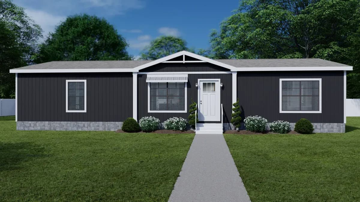 Lizzie elite hero, elevation, and exterior home features