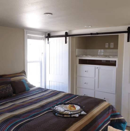 Meadow view bedroom home features