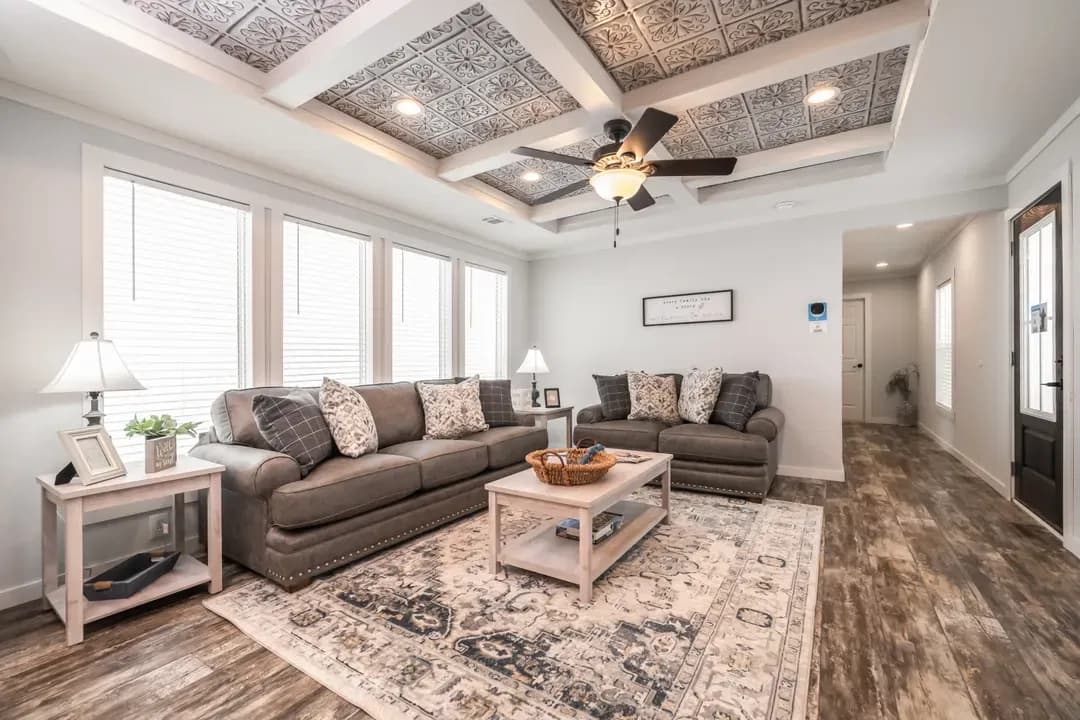 The dewey interior home features