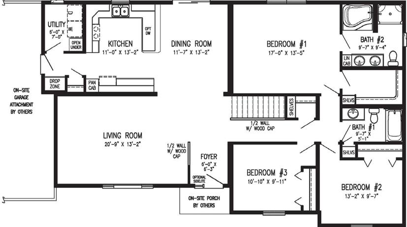 Avalon floor plan home features