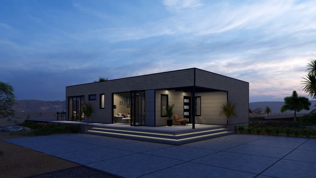 Model 18 exterior home features