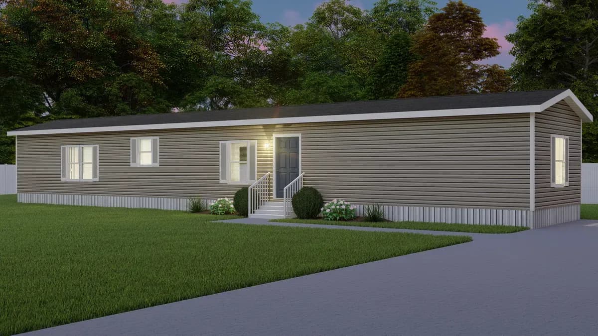 The anniversary ann16763a elevation and exterior home features