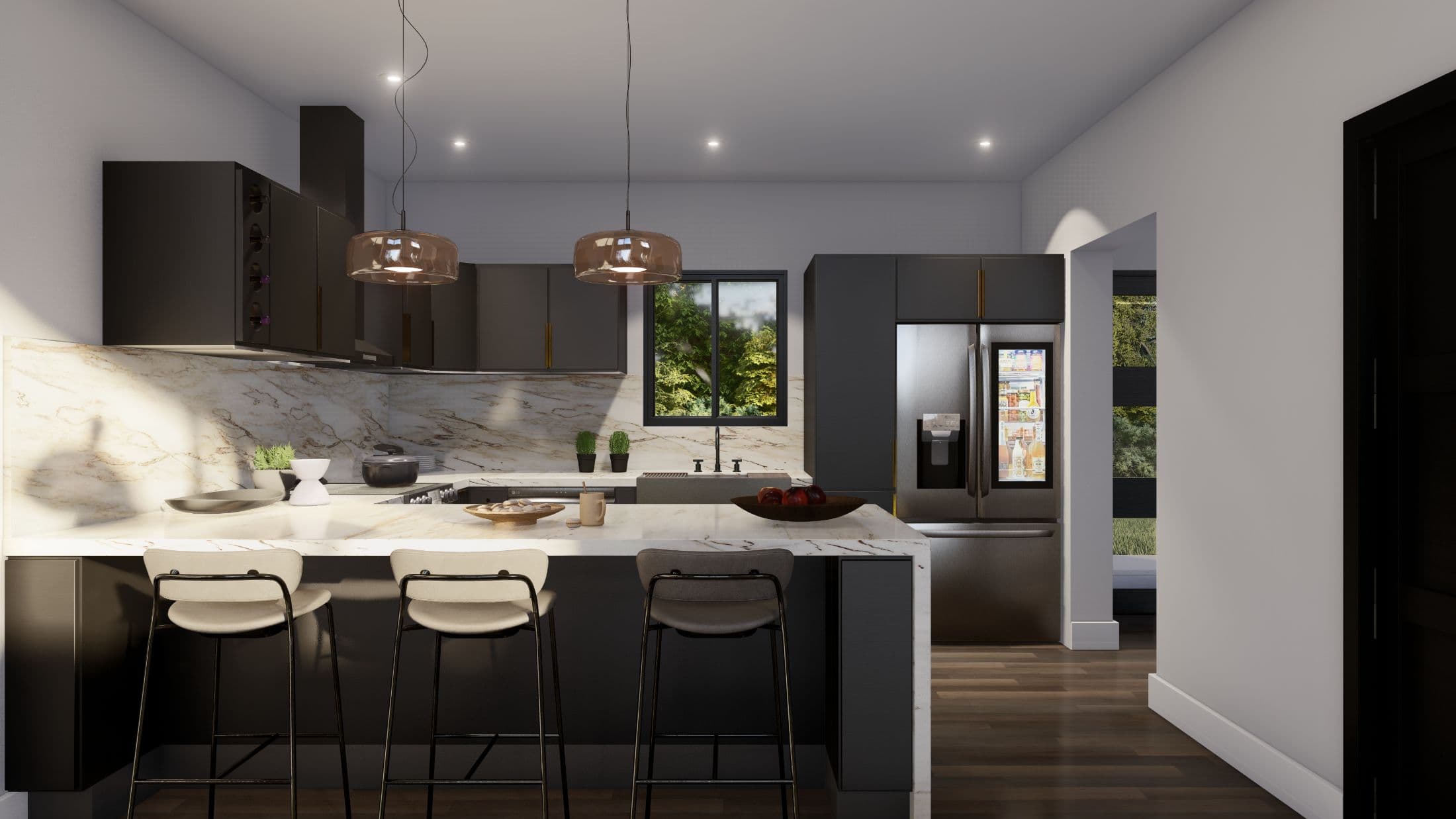 Model 19 kitchen home features