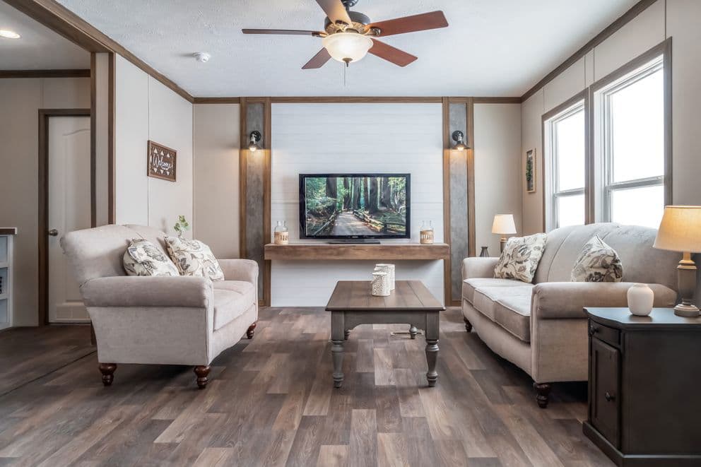 The farmhouse breeze 72 interior home features