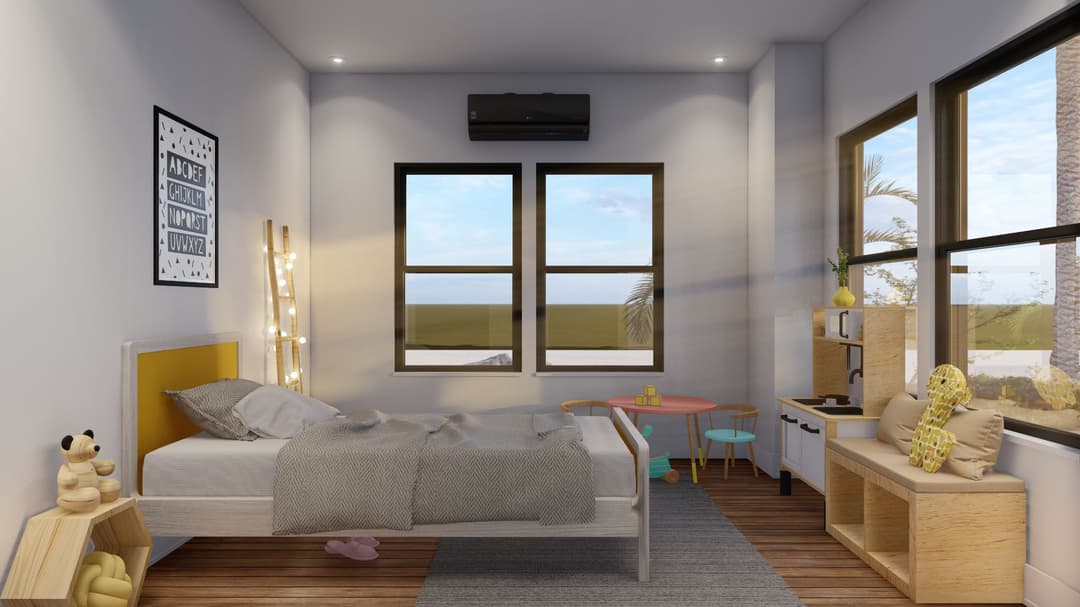 Model 24 bedroom home features