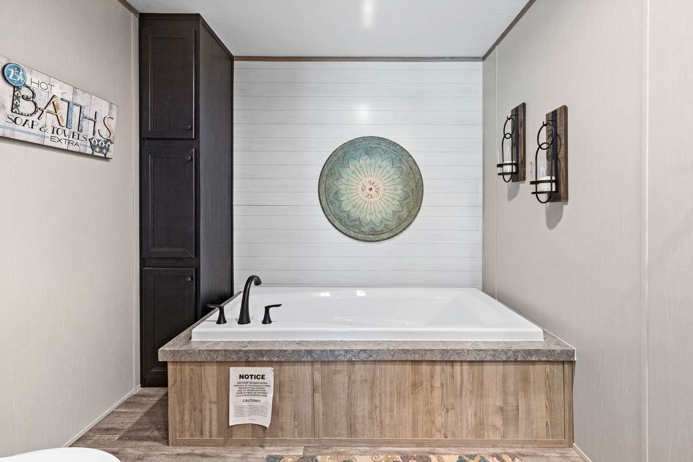 Crazy eights bathroom home features