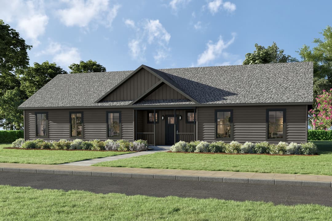 Ultra ranch 2p2460-x elevation and exterior home features