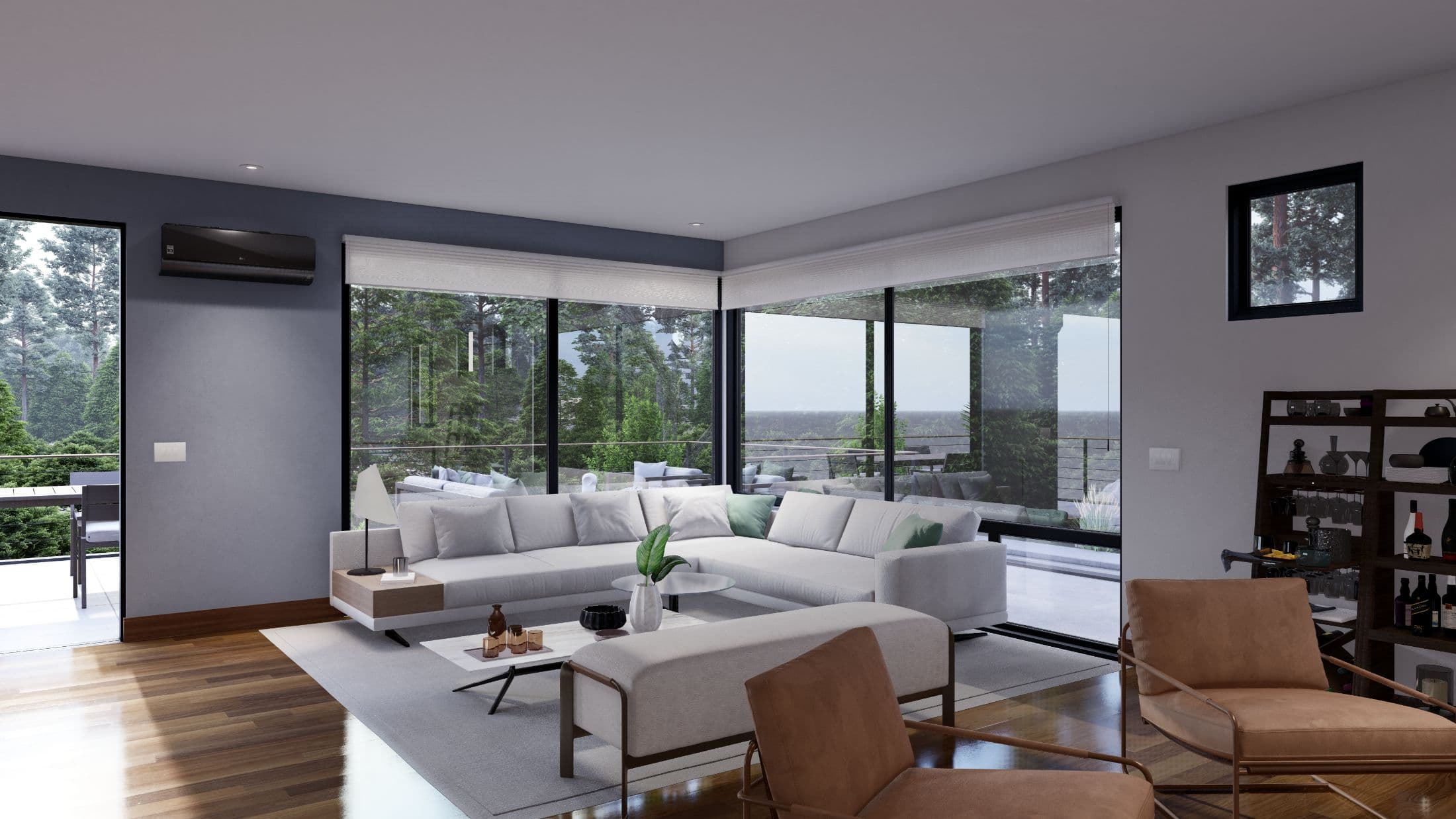 Model 2 interior home features