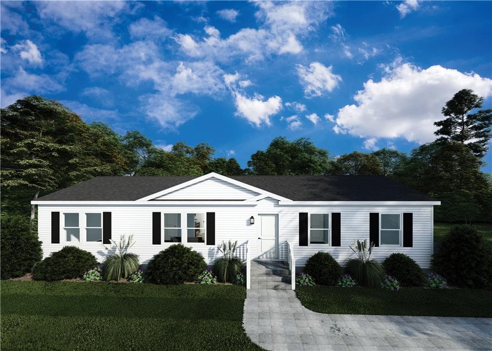 Evolution series chester model 3258 hero, elevation, and exterior home features