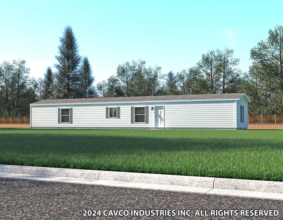 Canyon lake single-wide 16763c exterior and elevation home features