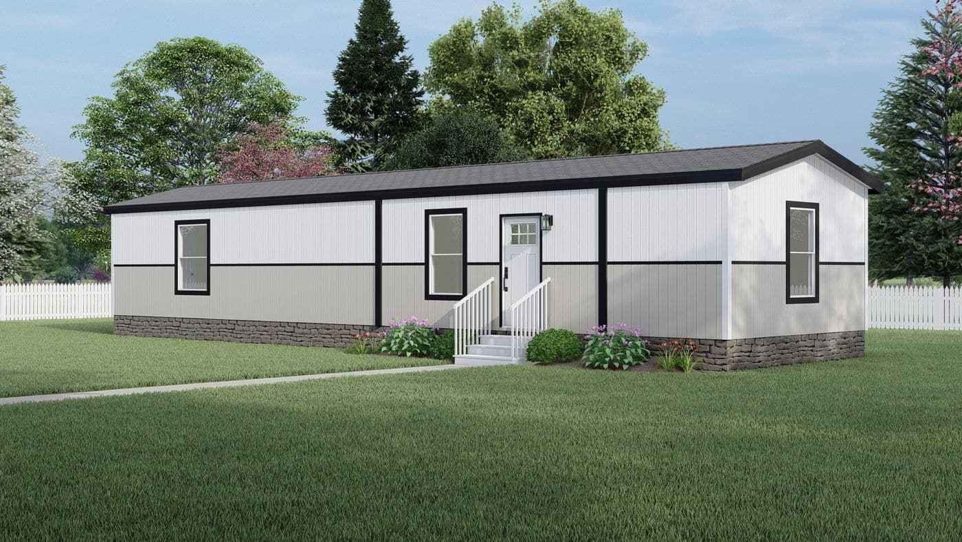 Lewis elevation and exterior home features