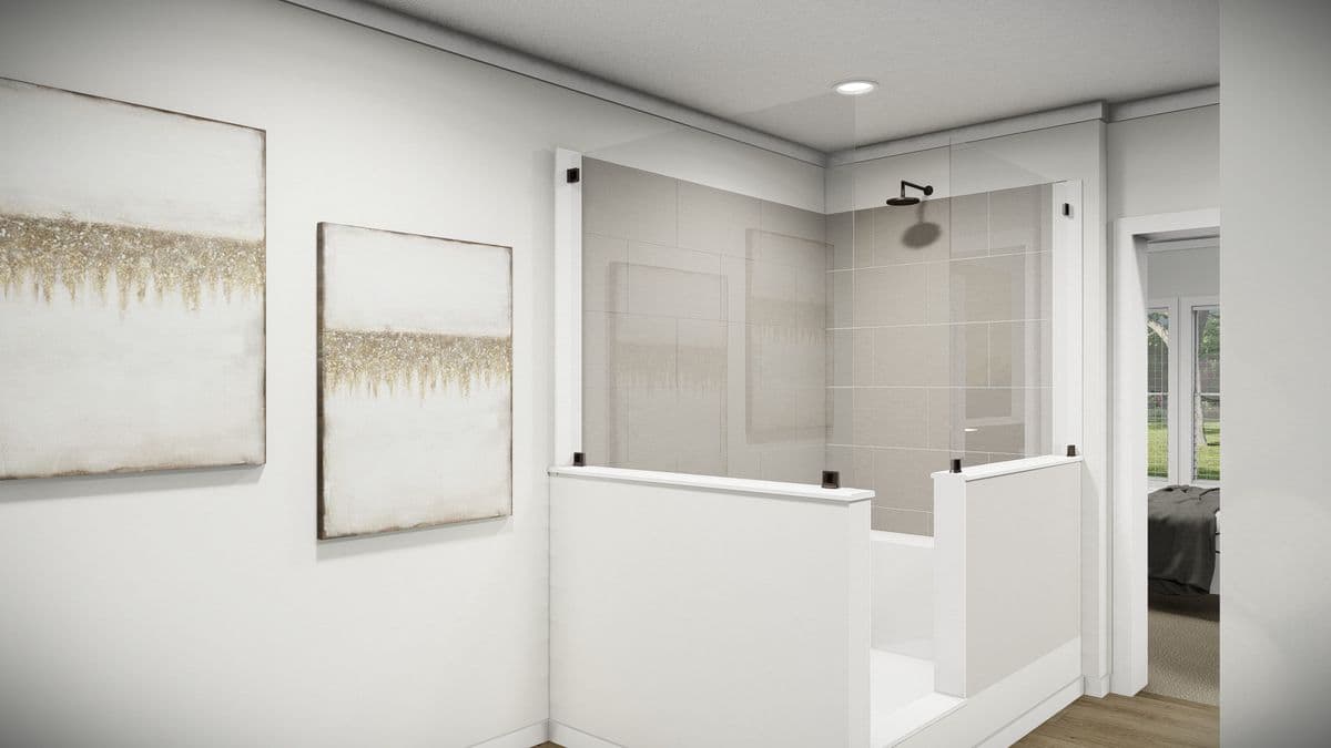 The parker bathroom home features