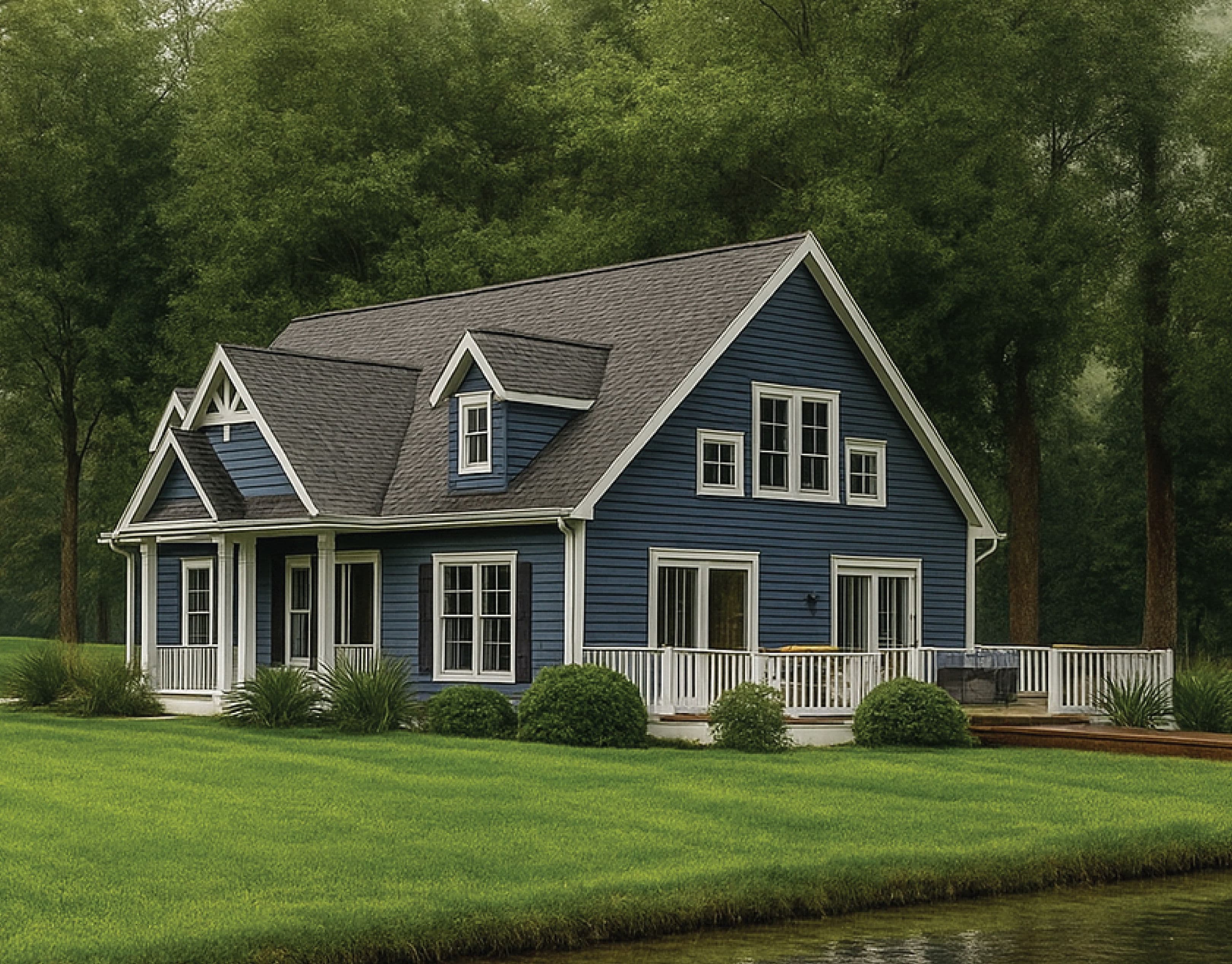 Norwegian series ec6 hero, elevation, and exterior home features