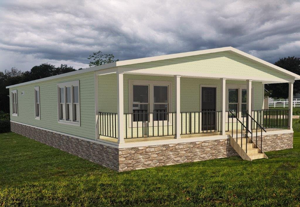 Delashaw elevation and exterior home features