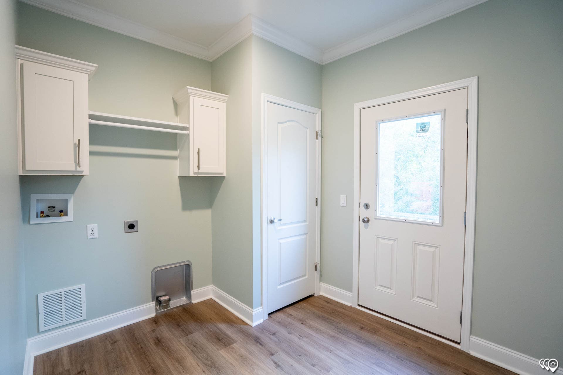 The riverview interior home features