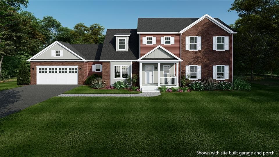 Diamond hill hero, elevation, and exterior home features