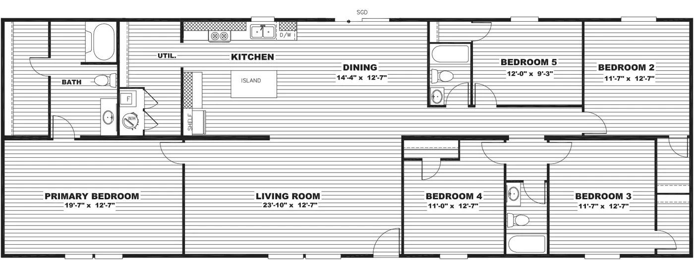 Triumph floor plan home features