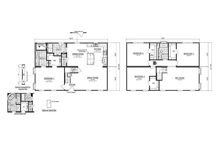 Homestead vii two story interior home features