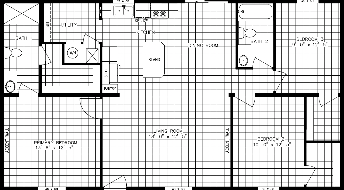 Franklin floor plan home features