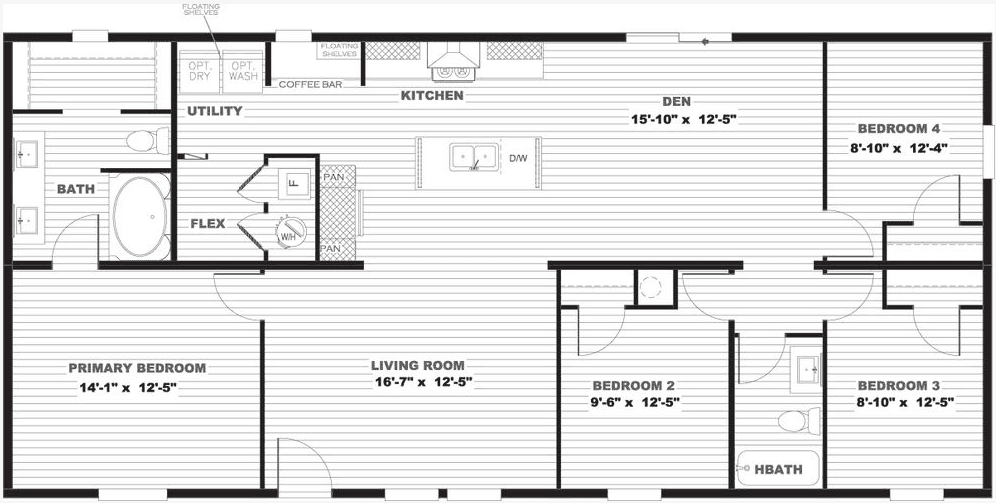 Boone floor plan home features