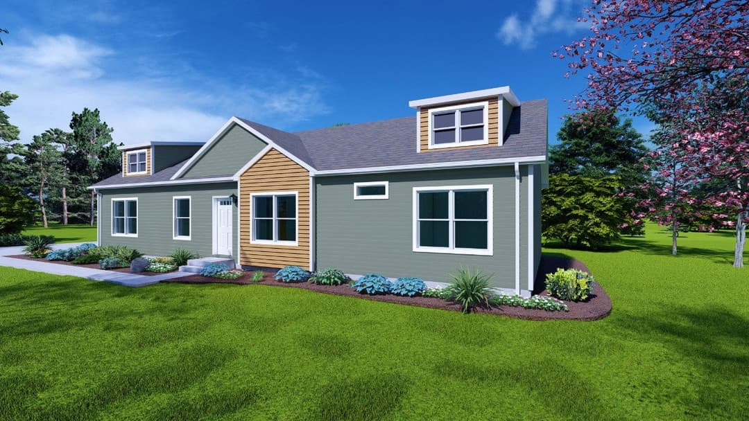 Signa 1 elevation and exterior home features