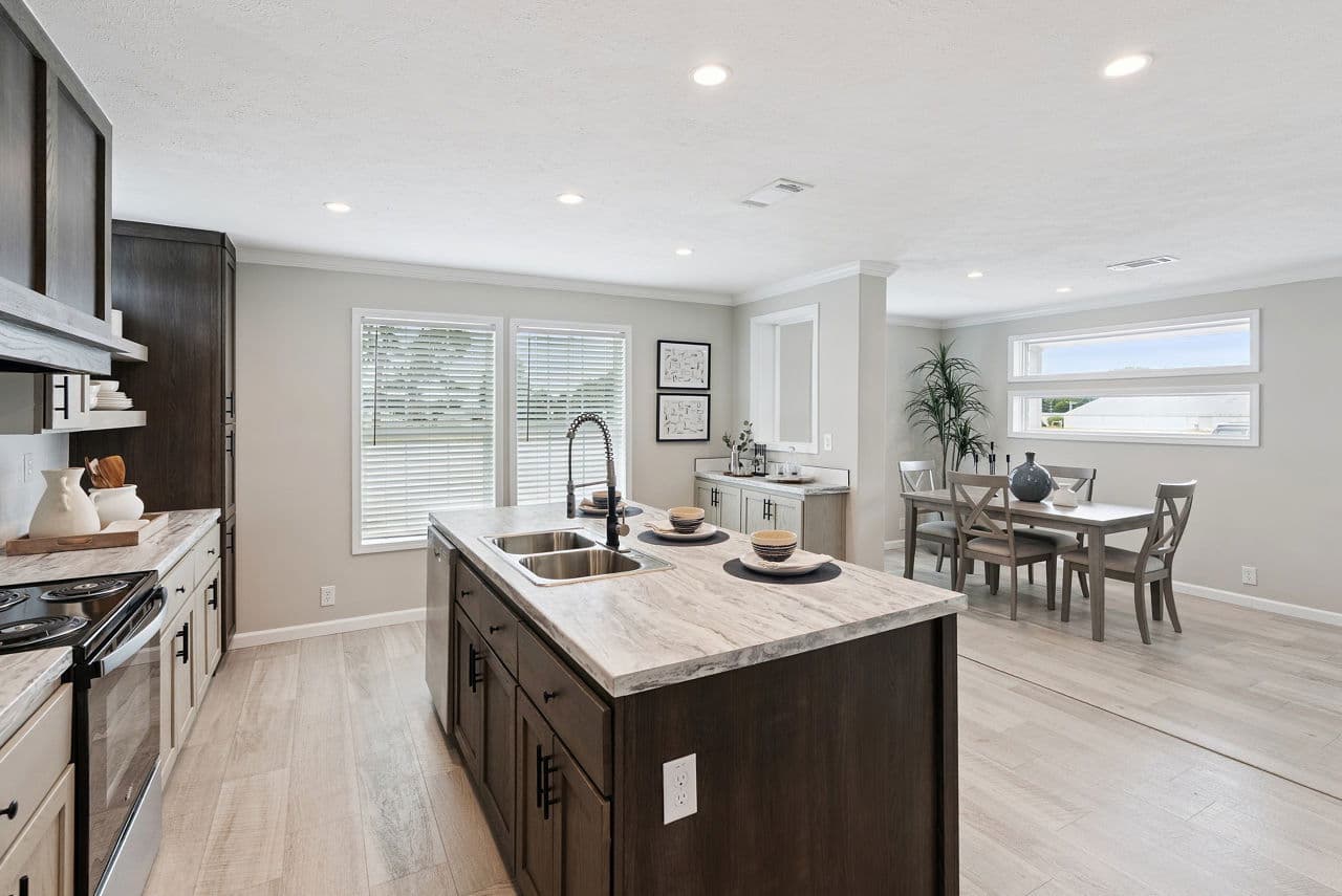 Driftwood kitchen home features