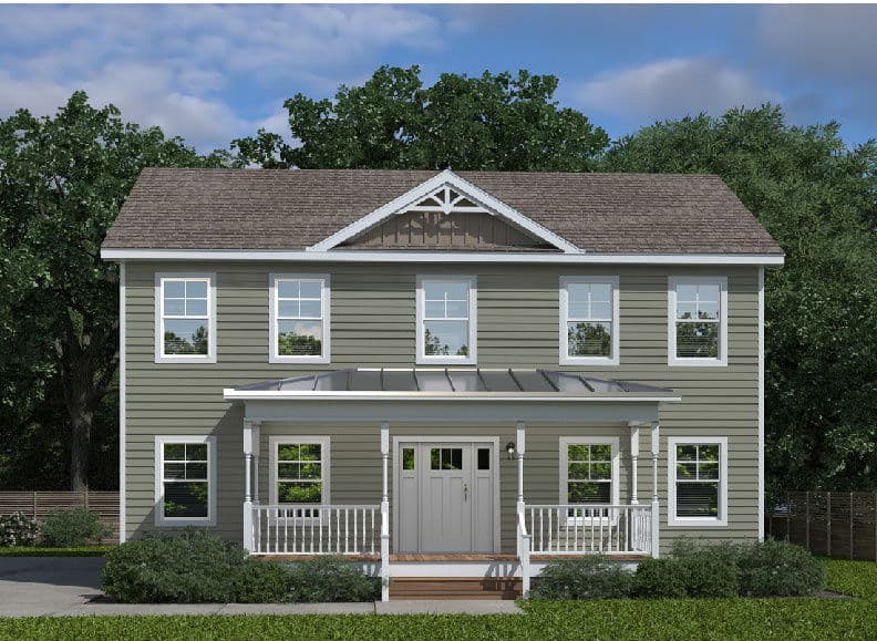 Homestead vii two story hero, elevation, and exterior home features