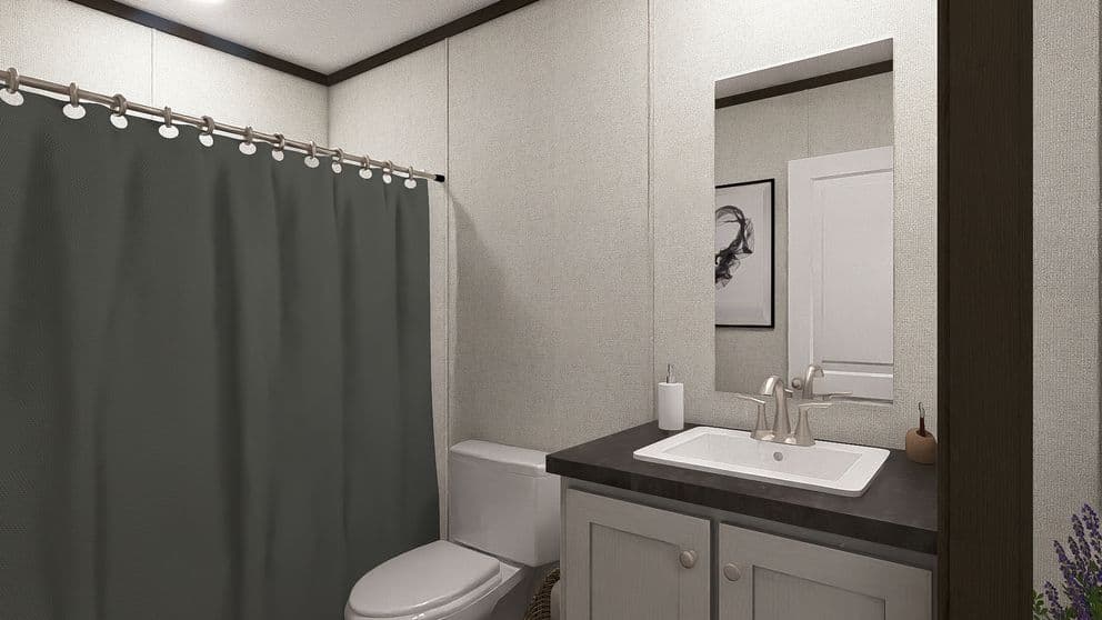 Glimpse bathroom home features