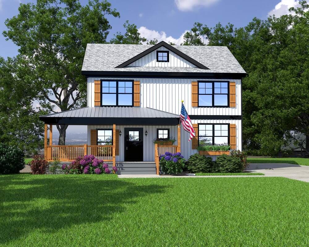 Ole smokey cabin hero, elevation, and exterior home features