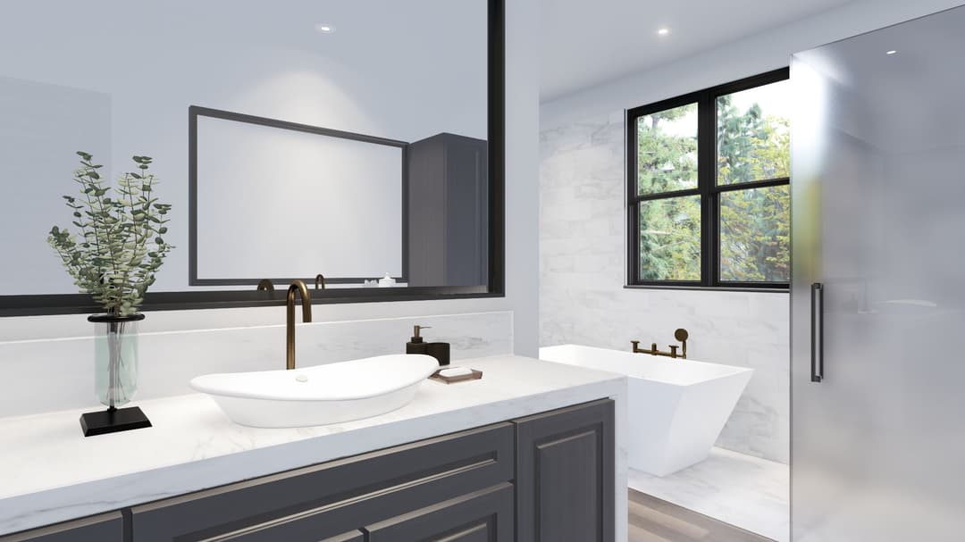 Model 3 bathroom home features