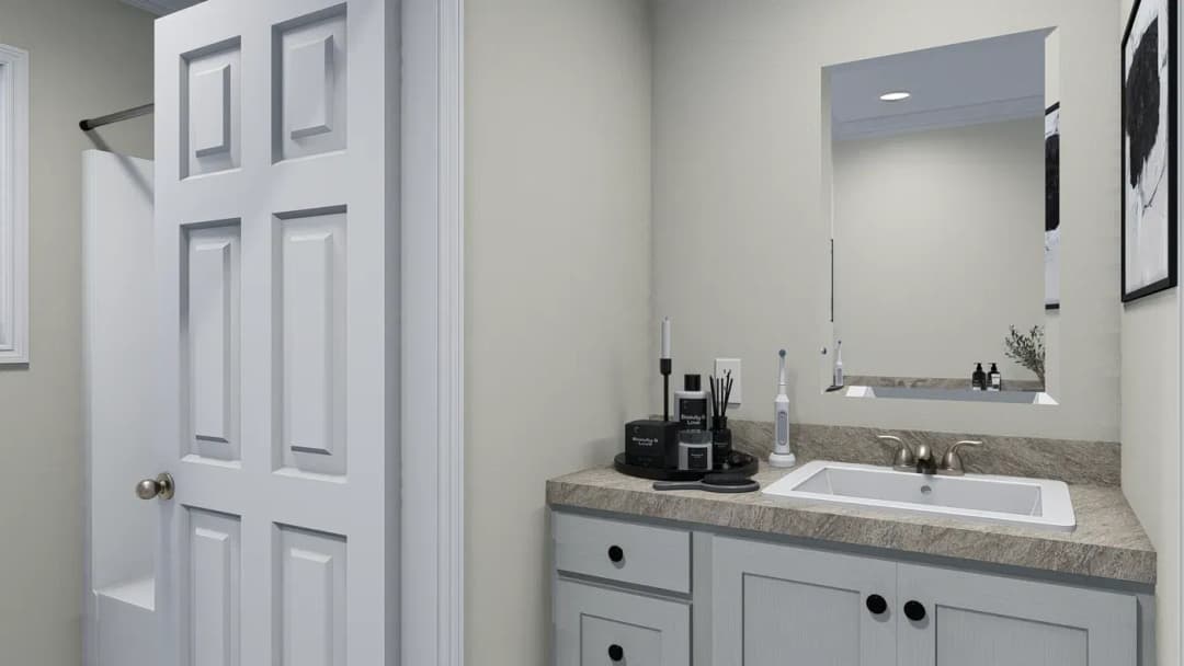 Ridge bathroom home features