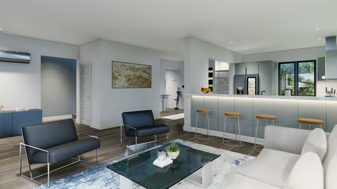 Model 9 interior home features